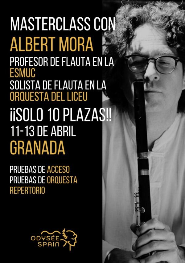 Masterclass de Flauta con Albert Mora